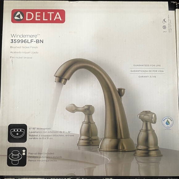 Brushed Nickel Finish Faucet - Never Used - Picture 1 of 1